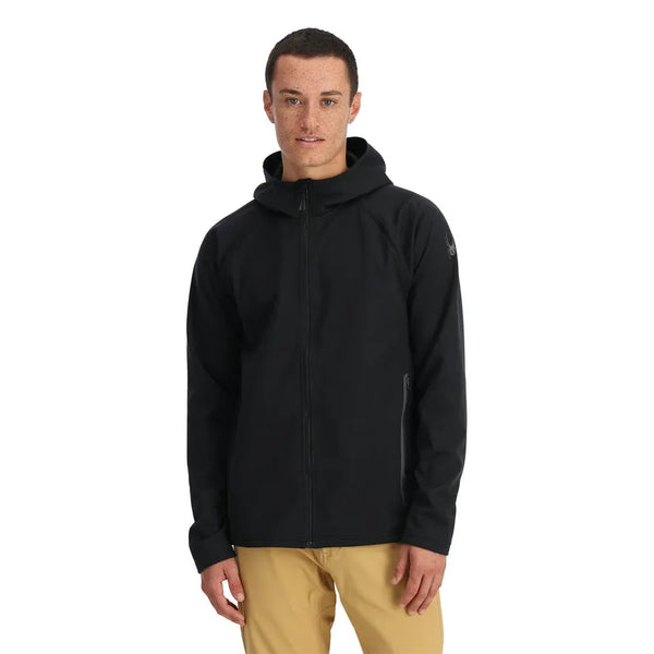 Spyder Mens Snow Layers Gridweb Hoodie