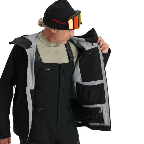 Spyder Mens Snow Jacket Sanction Hard Shell