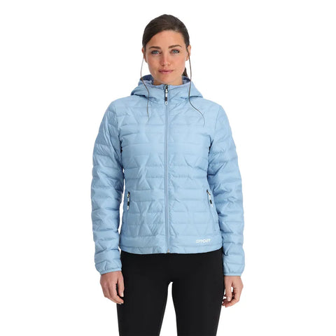 Spyder Womens Snow Layers Zenith Hooded Down Jacket