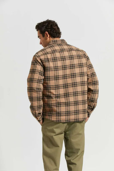 Brixton Mens Shirt Bowery Quilted Flannel