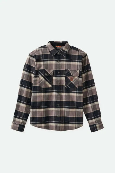 Brixton Mens Shirt Builders Bowery Stretch Water Resistant Flannel