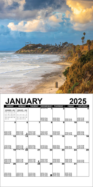 Encinitas 2025 Tide Calendar