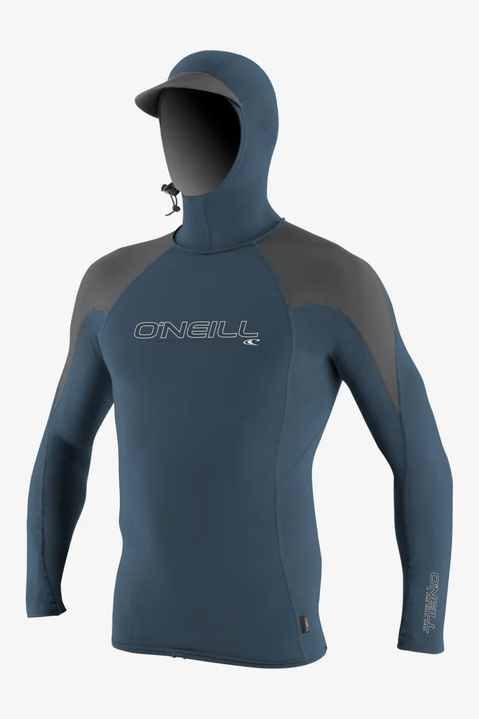 Men's long sleeve hooded rash guard best sale