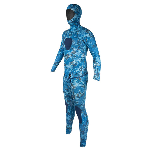 Xcel Men's Free Diver 2-Piece Set Hooded Full Wetsuit 3mm DS