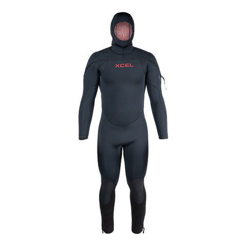 Xcel Mens Thermoflex Hooded Dive Full Wetsuit 9/7/6mm DS