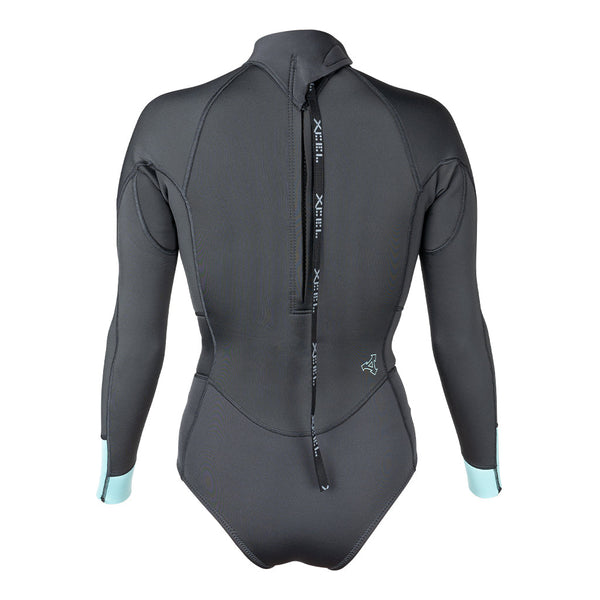 Xcel Women's Axis Long Sleeve Cheeky Cut Back Zip Spring Wetsuit 2mm DS