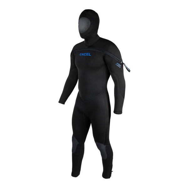 Xcel Men's Hydroflex Hooded Dive Fullsuit 8/7/6/5mm DS