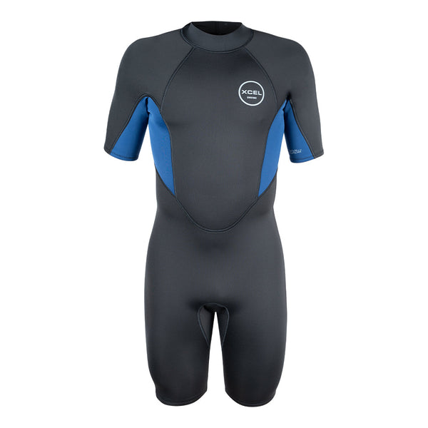 Xcel Men's Axis Short Sleeve Back Zip Spring Wetsuit 2mm DS