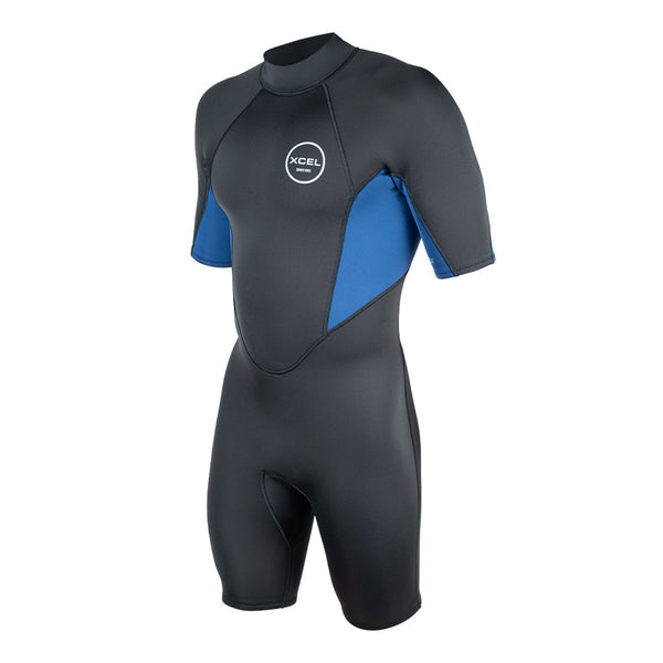 Xcel Men's Axis Short Sleeve Back Zip Spring Wetsuit 2mm DS