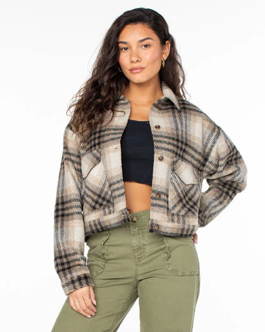 Roxy Womens Jacket Township Plaid