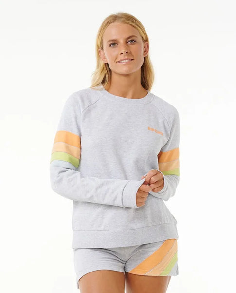 Rip Curl Womens Sweatshirt High Tide Raglan Crew