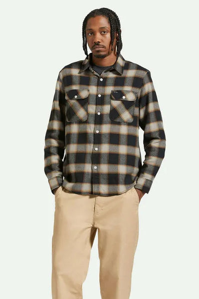 Brixton Mens Shirt 20th Anniversary Bowery Flannel