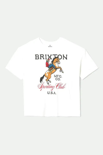 Brixton Womens Shirt Sporting Club Oversized Boyfriend Tee