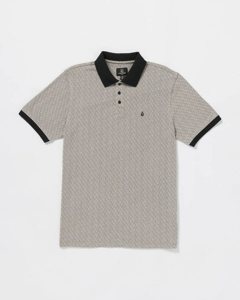 Volcom Mens Knit Natural Stone Polo