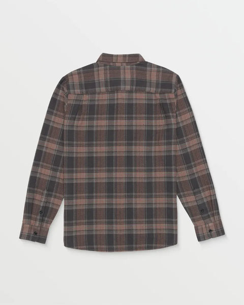 Volcom Mens Shirt Baystone Long Sleeve Flannel