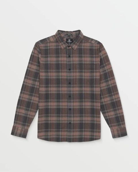 Volcom Mens Shirt Baystone Long Sleeve Flannel