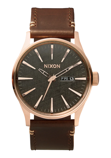 Nixon Watch Sentry Leather