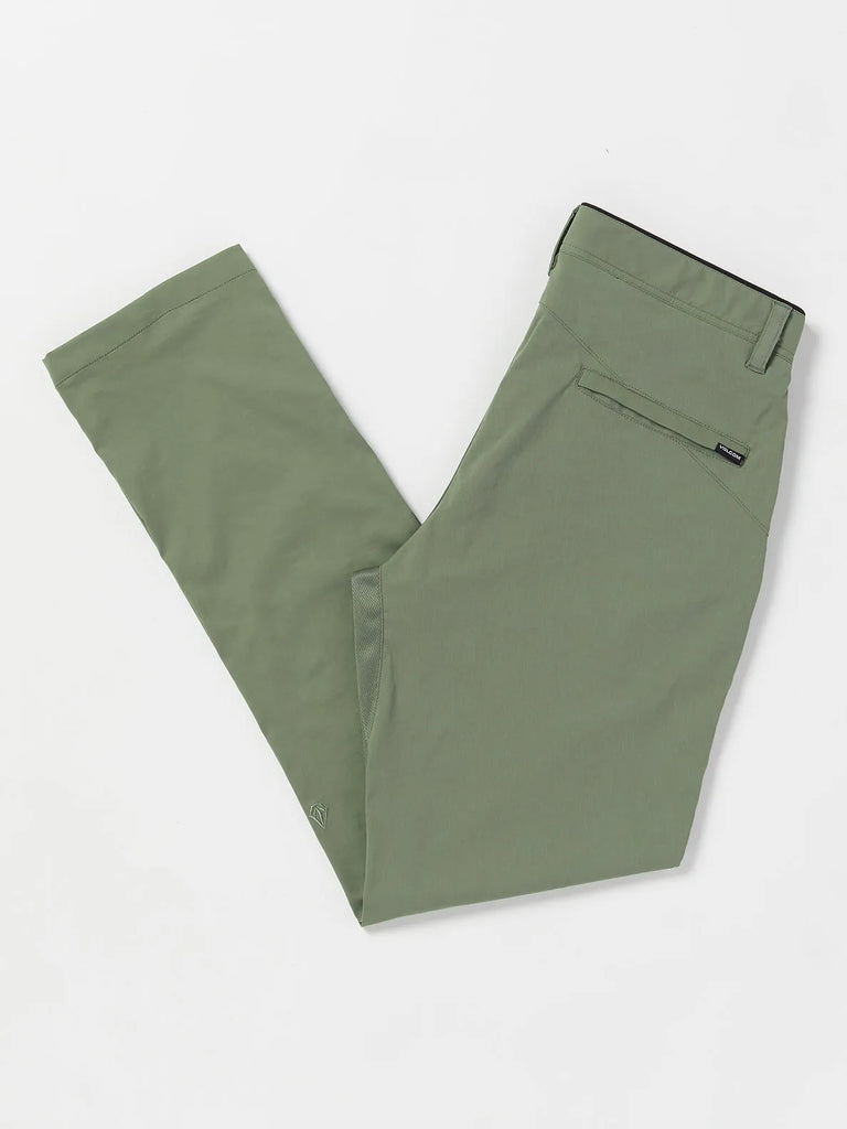 Volcom Ironwood Tech Chino Pants comfort Holf,travelWorker Stretch  .Green,W36L32