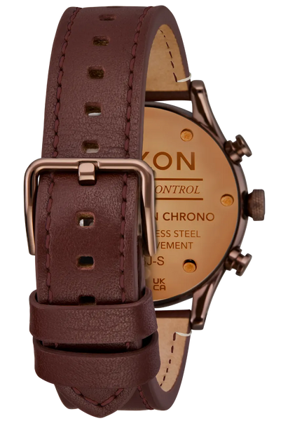 Nixon Watch Station Chrono Leather