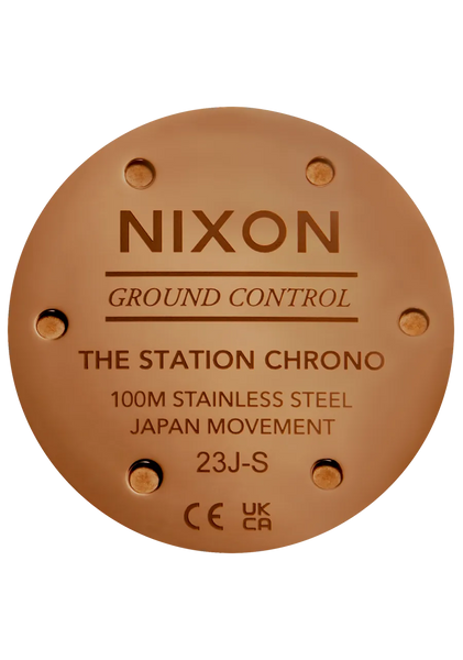 Nixon Watch Station Chrono Leather