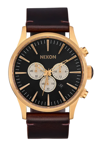 Nixon Watch Sentry Chrono Leather