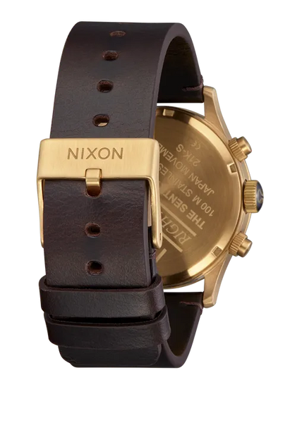 Nixon Watch Sentry Chrono Leather