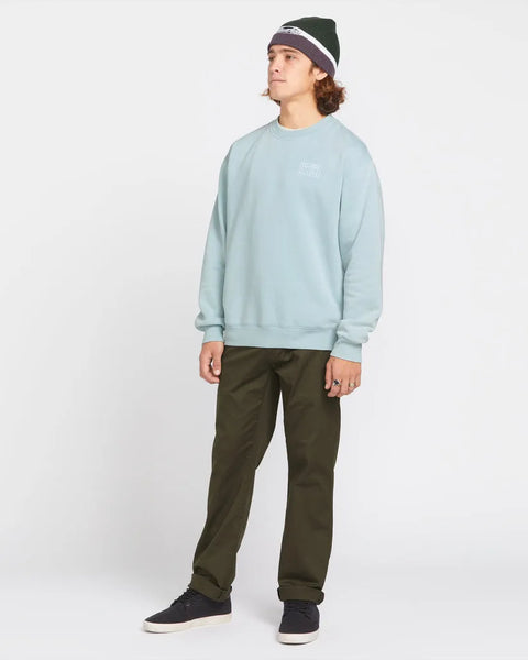 Volcom Mens Sweatshirt Backwash Crew