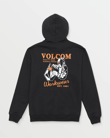 Volcom Mens Sweatshirt Welder Zip Hoodie