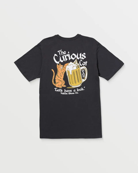 Volcom Mens Shirt Curious Cat