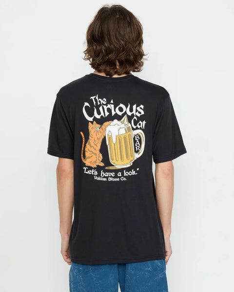 Volcom Mens Shirt Curious Cat