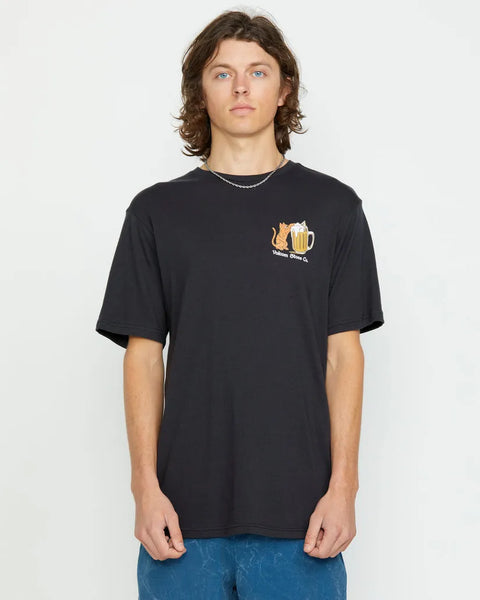 Volcom Mens Shirt Curious Cat