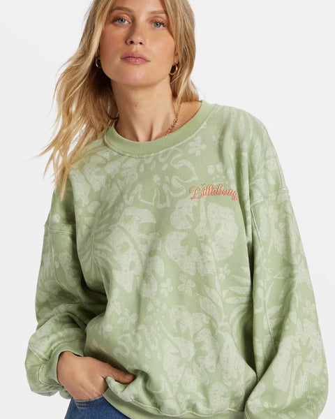 Billabong Womens Sweatshirt Off Tropic Kendall Pullover