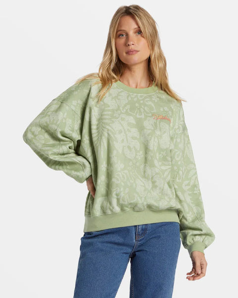 Billabong Womens Sweatshirt Off Tropic Kendall Pullover