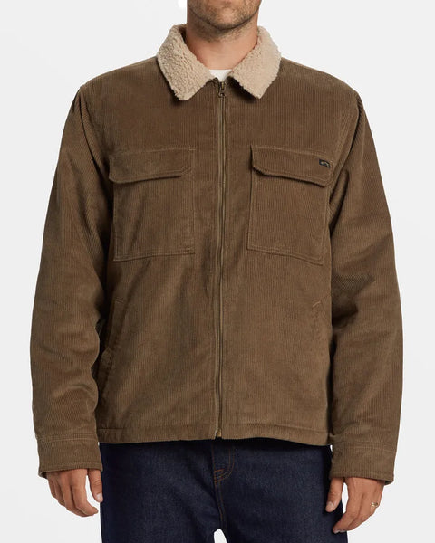 Billabong Mens Jacket Barlow Sherpa Cord