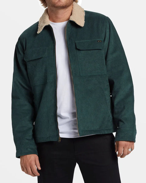 Billabong Mens Jacket Barlow Sherpa Cord