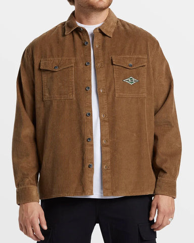 Billabong Mens Shirt Bong Days Long Sleeve Cord