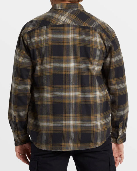 Billabong Mens Shirt Coastline Long Sleeve Flannel