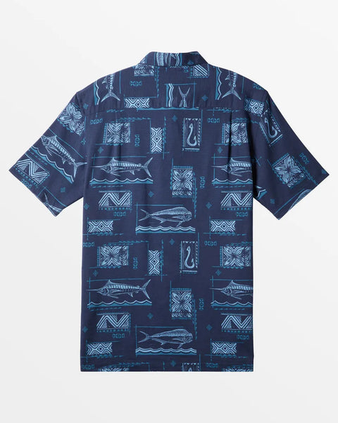 Quiksilver Waterman Mens Woven Big Blue