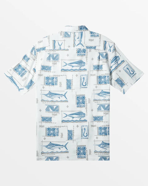 Quiksilver Waterman Mens Woven Big Blue