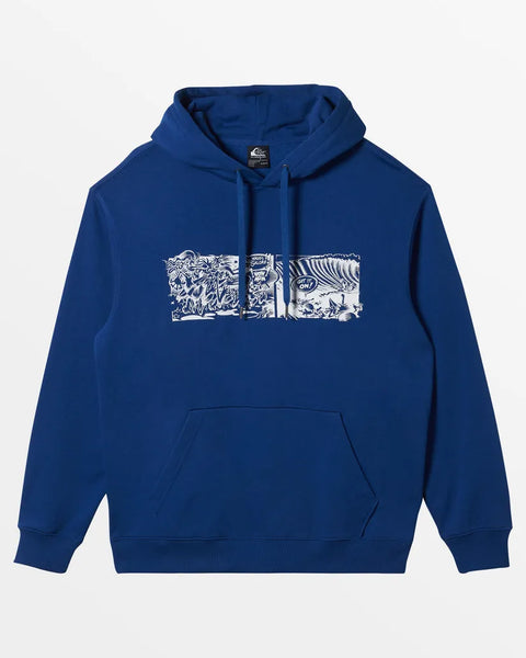 Quiksilver Mens Sweatshirt Rick Griffin Huzzah Hoodie