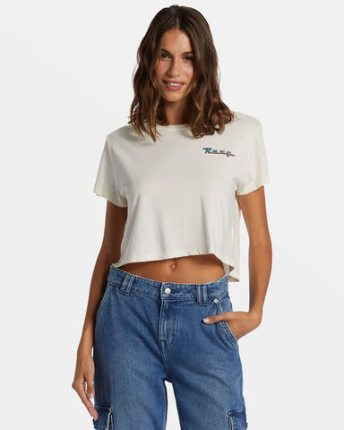 Roxy Womens Shirt Baja Cali Cropped