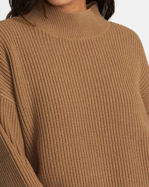 RVCA Womens Sweater Dream Cycle Turtleneck