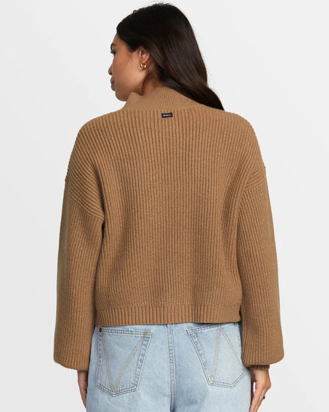 RVCA Womens Sweater Dream Cycle Turtleneck