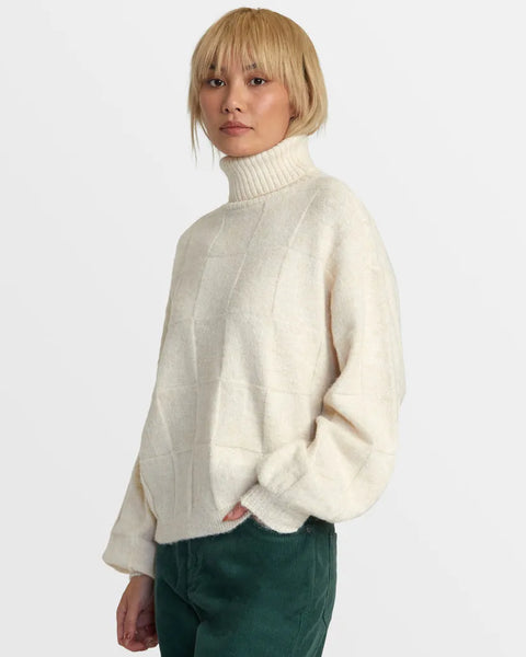 RVCA Womens Sweater Vineyard Turtleneck