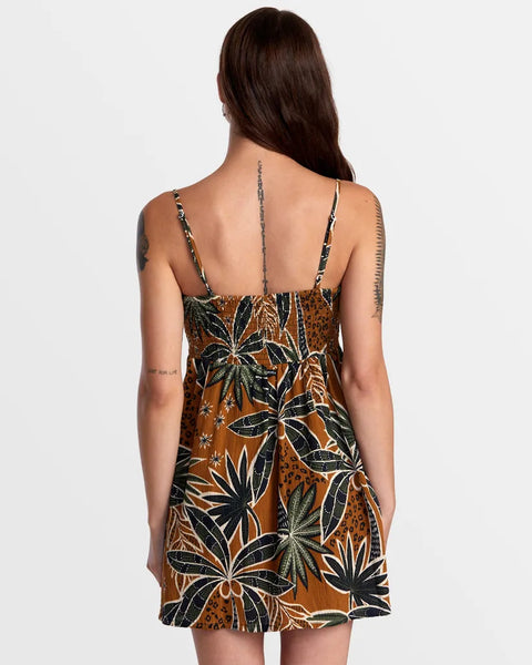 RVCA Womens Dress Hau Tree Sleeveless