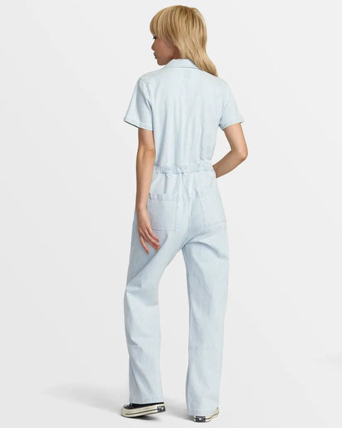 RVCA Womens Jumpsuit Spring Shift Workwear Jumpsuit