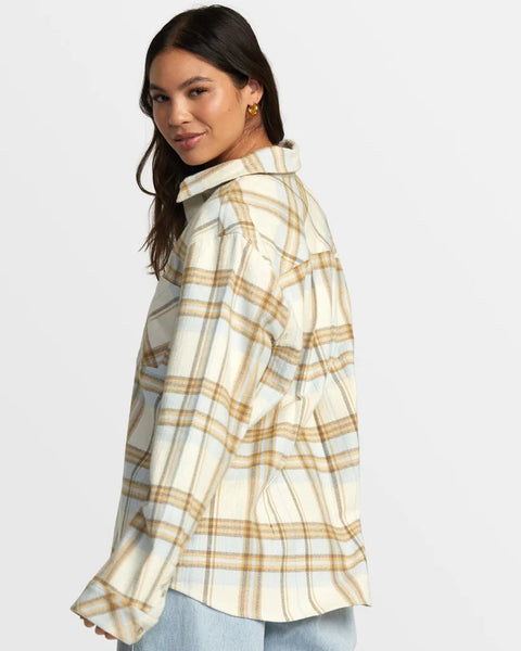 RVCA Womens Shirt Breeze Flannel