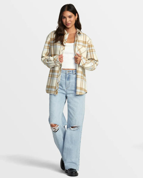 RVCA Womens Shirt Breeze Flannel