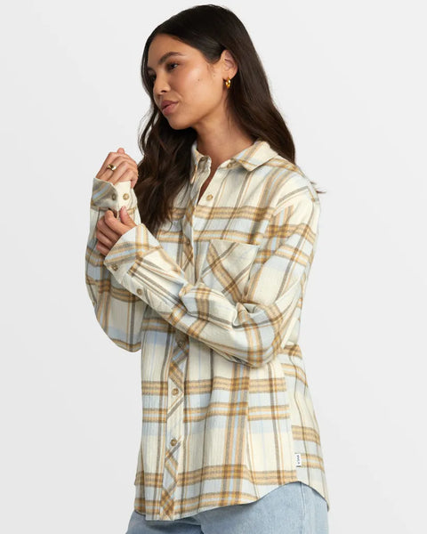 RVCA Womens Shirt Breeze Flannel