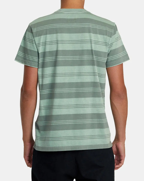 RVCA Mens Shirt PTC Stripe Knit T-Shirt